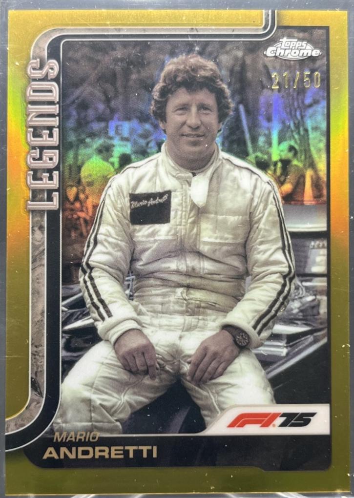 Mario Andretti [Gold Refractor] #161