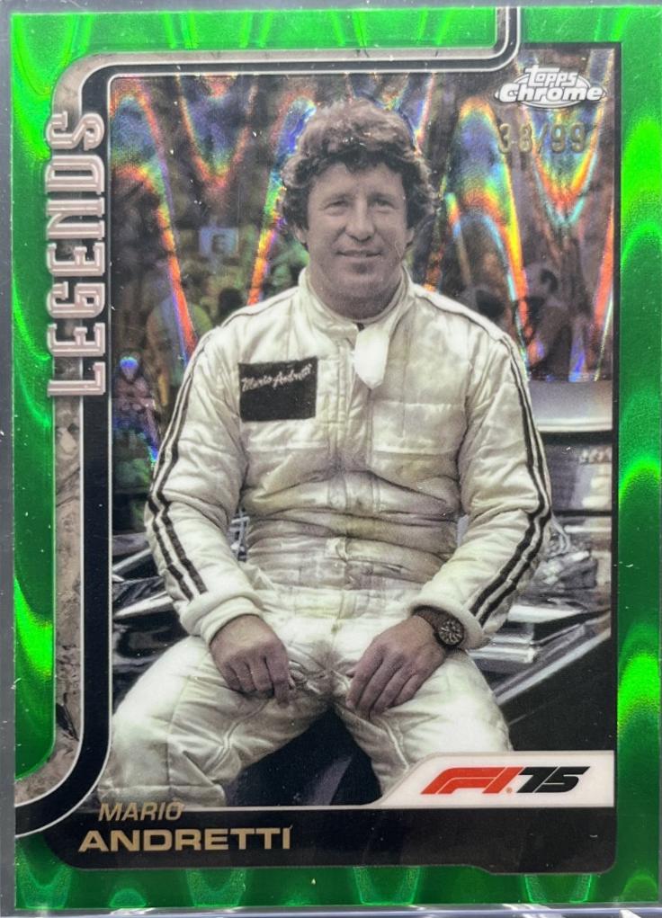 Mario Andretti [Green RayWave Refractor] #161