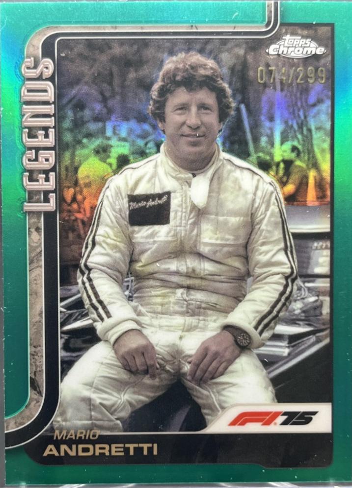 Mario Andretti [Teal Refractor] #161
