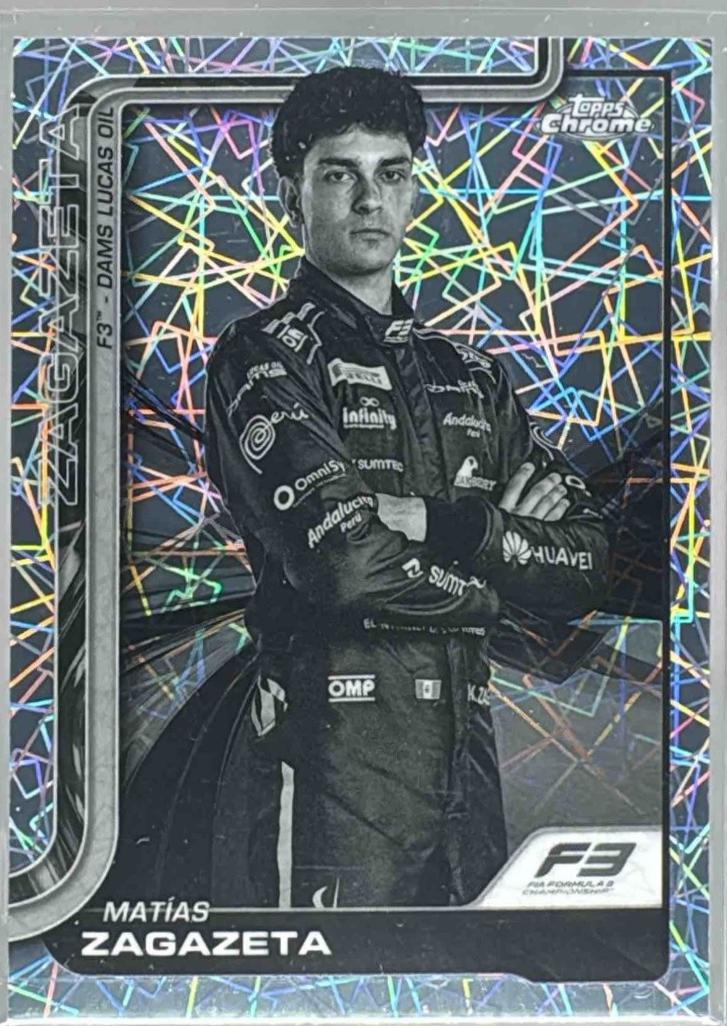 Matias Zagazeta [Black White Lazer Refractor] #70