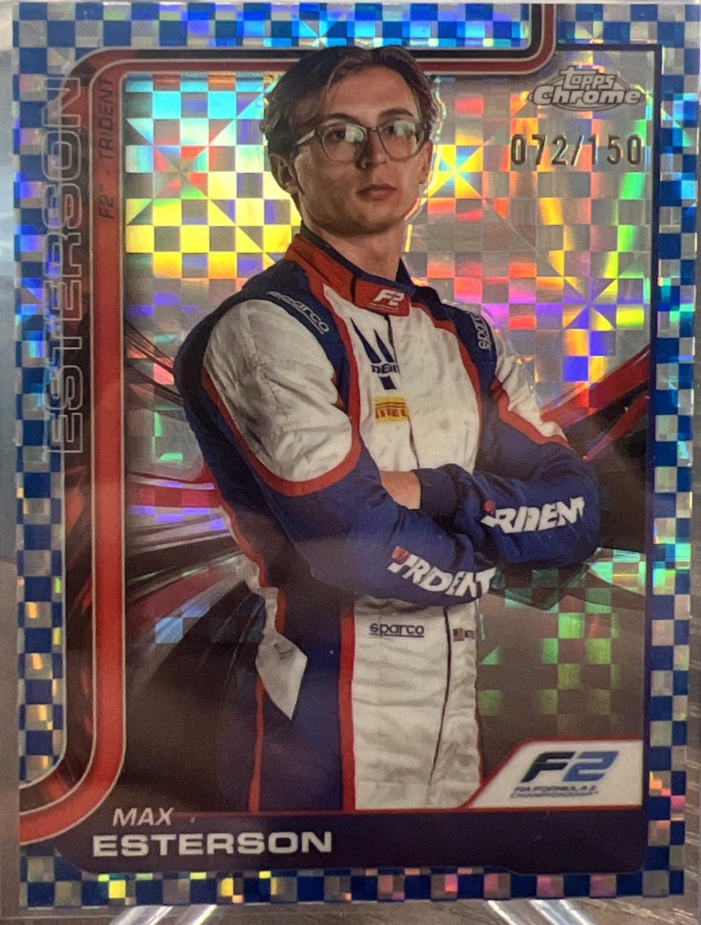 Max Esterson [Blue Checker Flag Refractor] #39