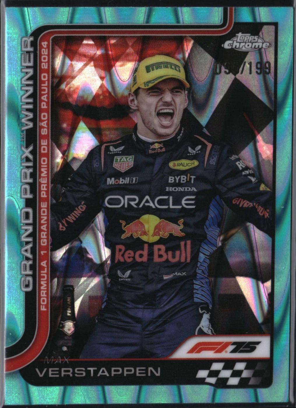 Max Verstappen [Aqua Raywave Refractor] #113