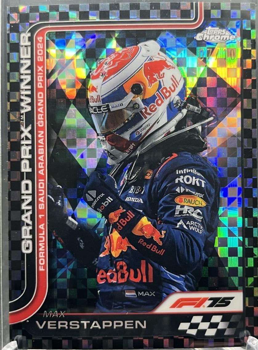 Max Verstappen [Black Checker Flag Refractor] #94