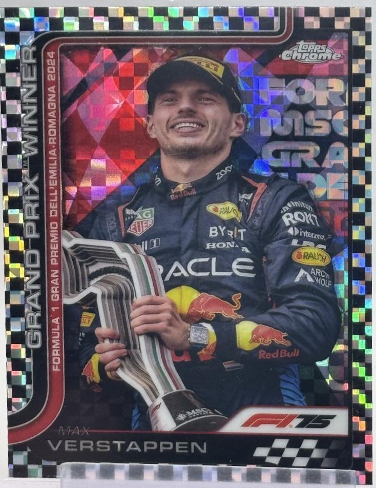 Max Verstappen [Black Checker Flag Refractor] #99