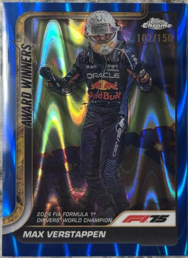 Max Verstappen [Blue RayWave Refractor] #148