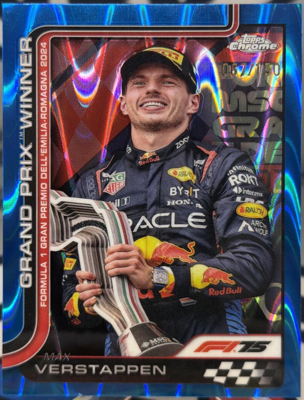 Max Verstappen [Blue RayWave Refractor] #99