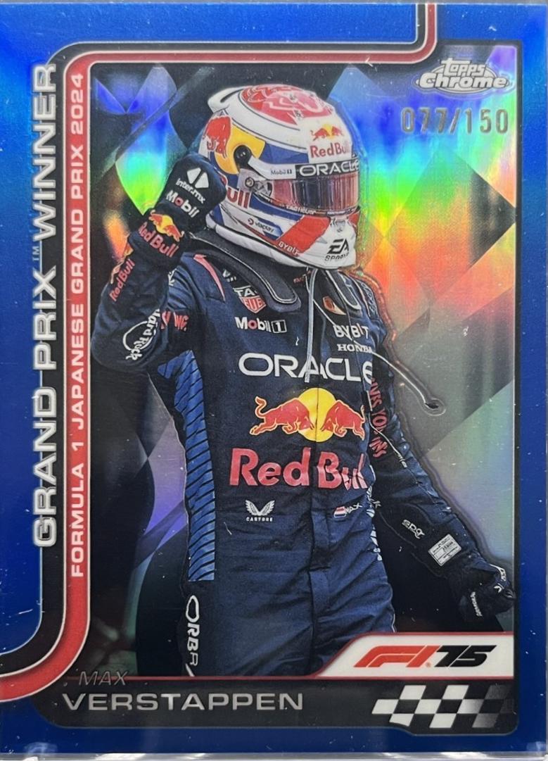 Max Verstappen [Blue Refractor] #96