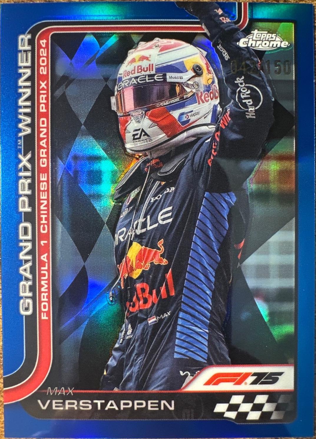 Max Verstappen [Blue Refractor] #97