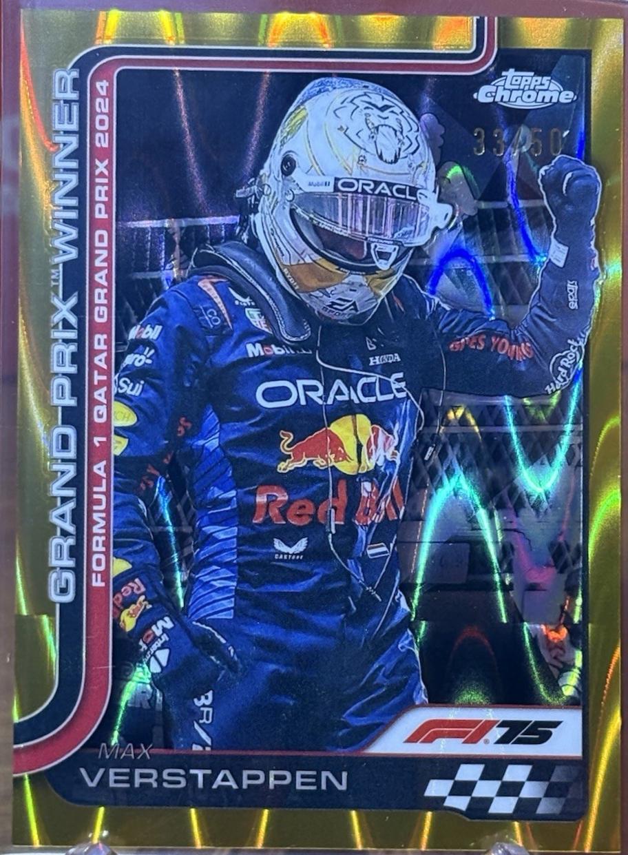 Max Verstappen [Gold RayWave Refractor] #115