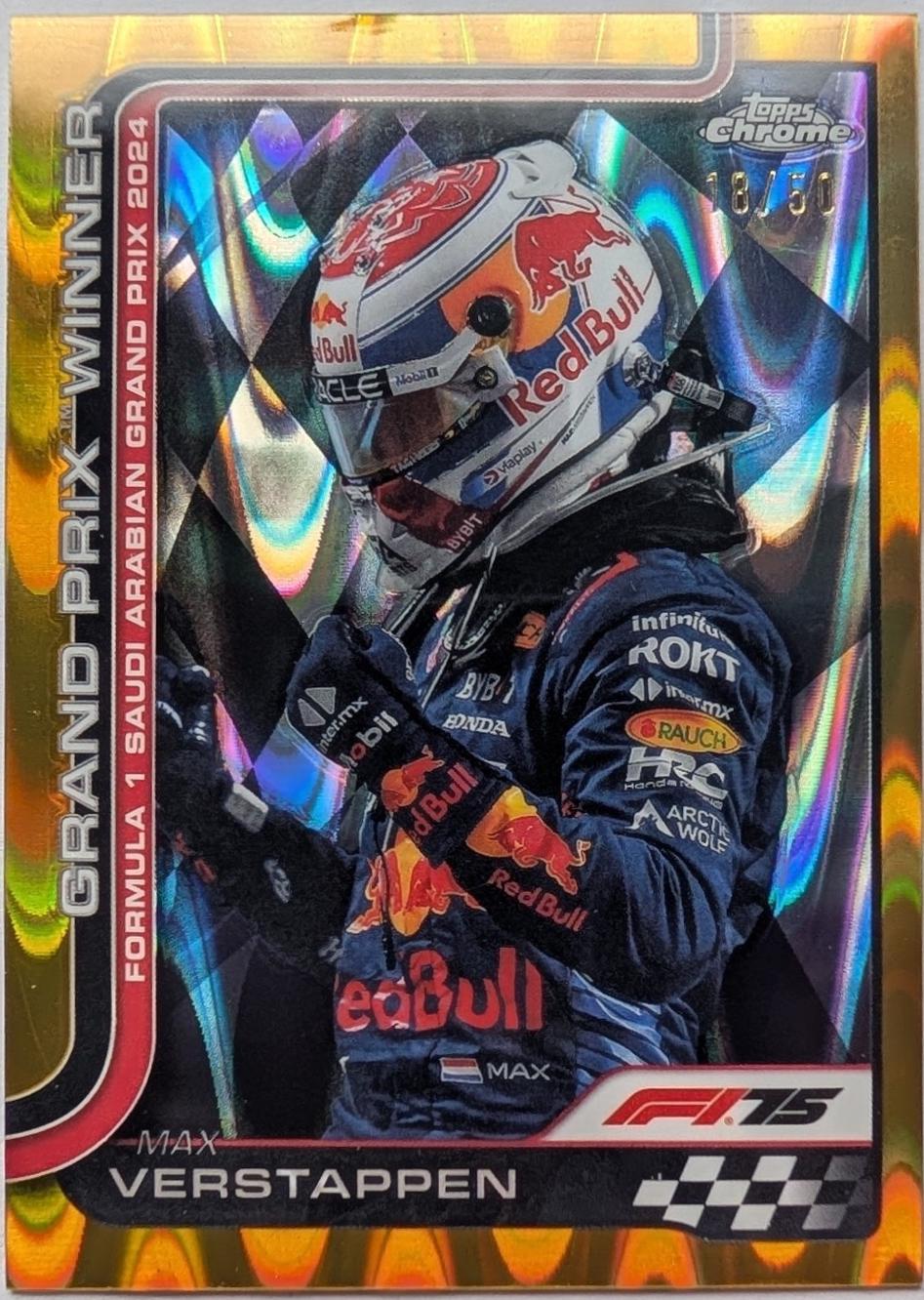 Max Verstappen [Gold RayWave Refractor] #94