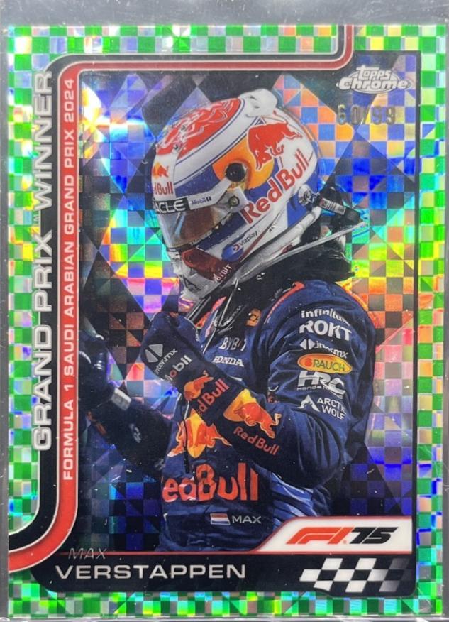 Max Verstappen [Green Checker Flag Refractor] #94
