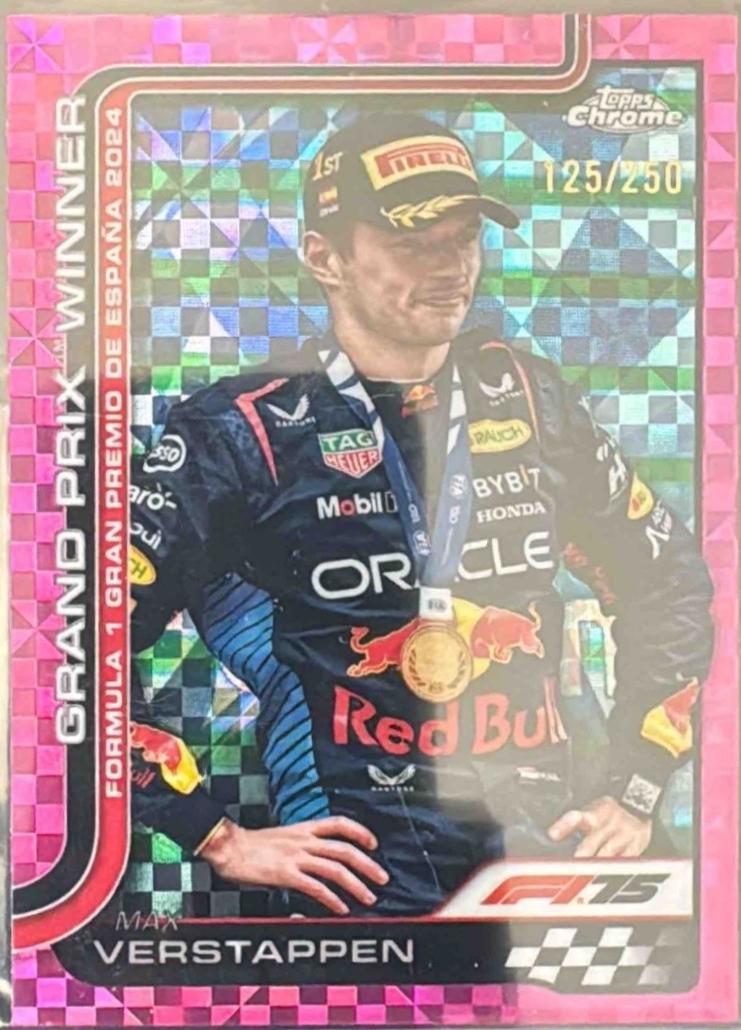 Max Verstappen [Pink Checker Flag Refractor] #102