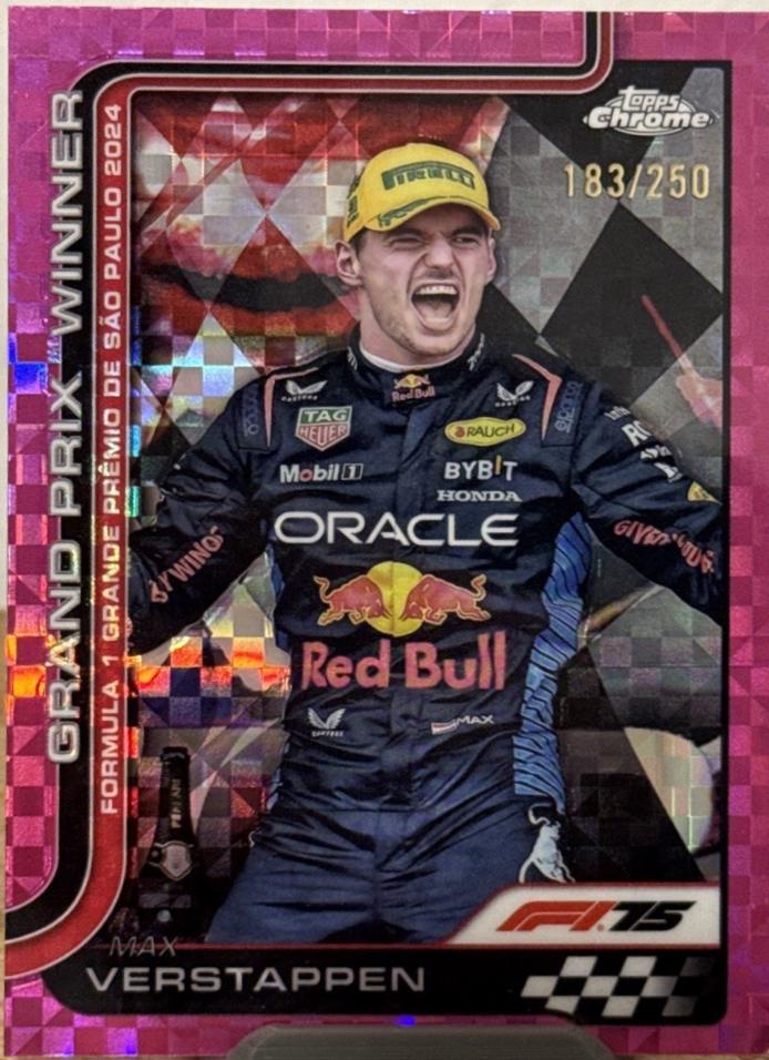 Max Verstappen [Pink Checker Flag Refractor] #113