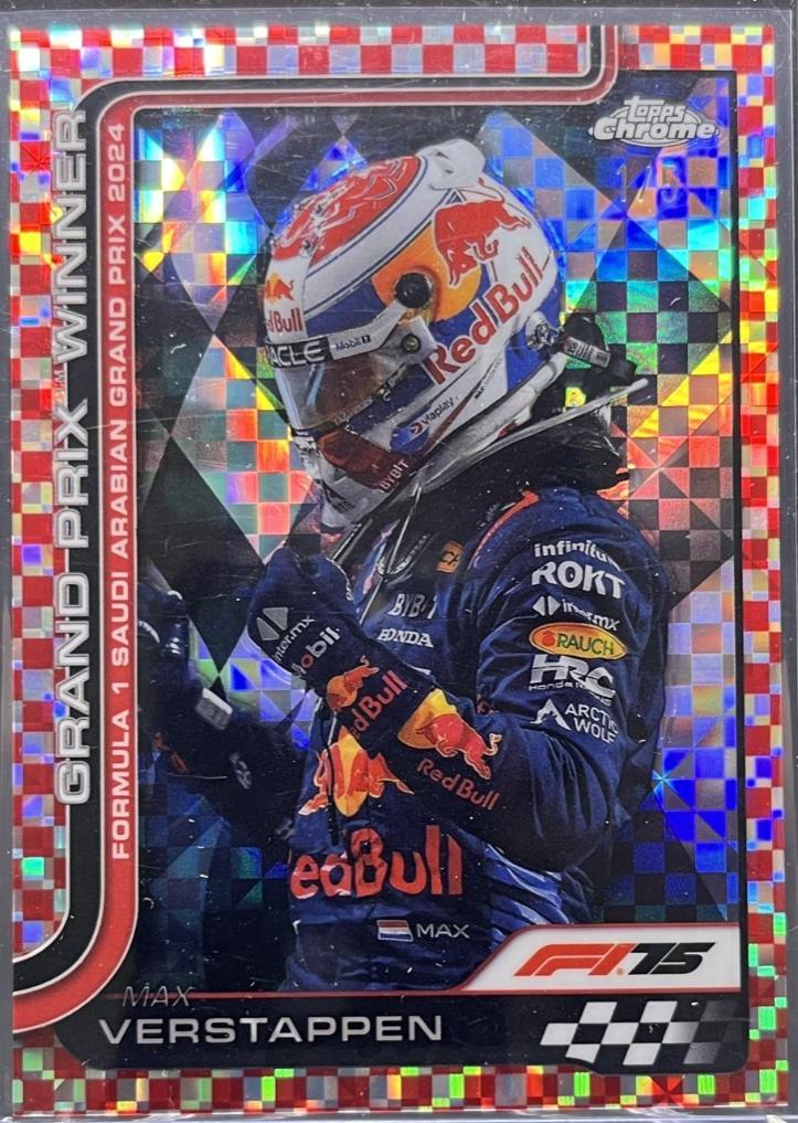 Max Verstappen [Red Checker Flag Refractor] #94