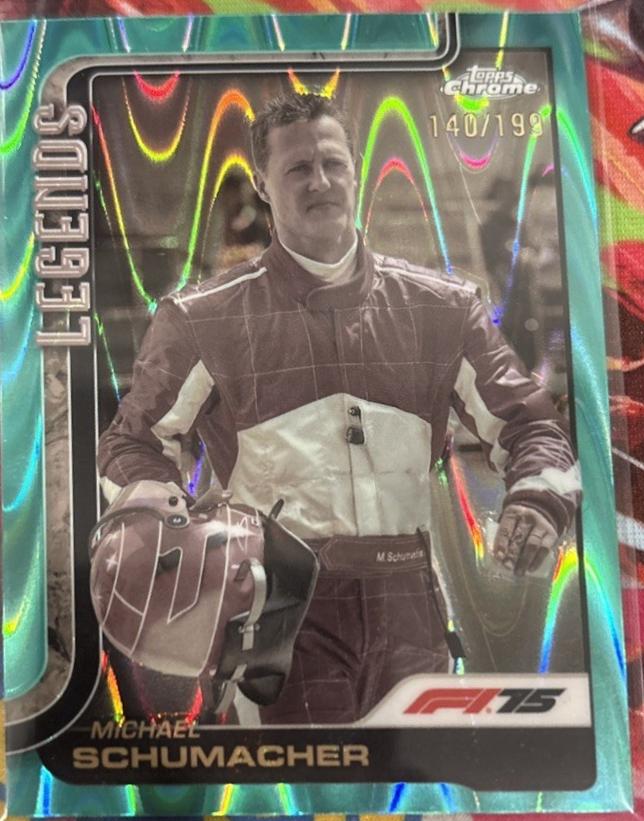 Michael Schumacher [Aqua Raywave Refractor] #158
