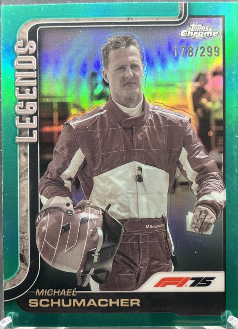 Michael Schumacher [Teal Refractor] #158