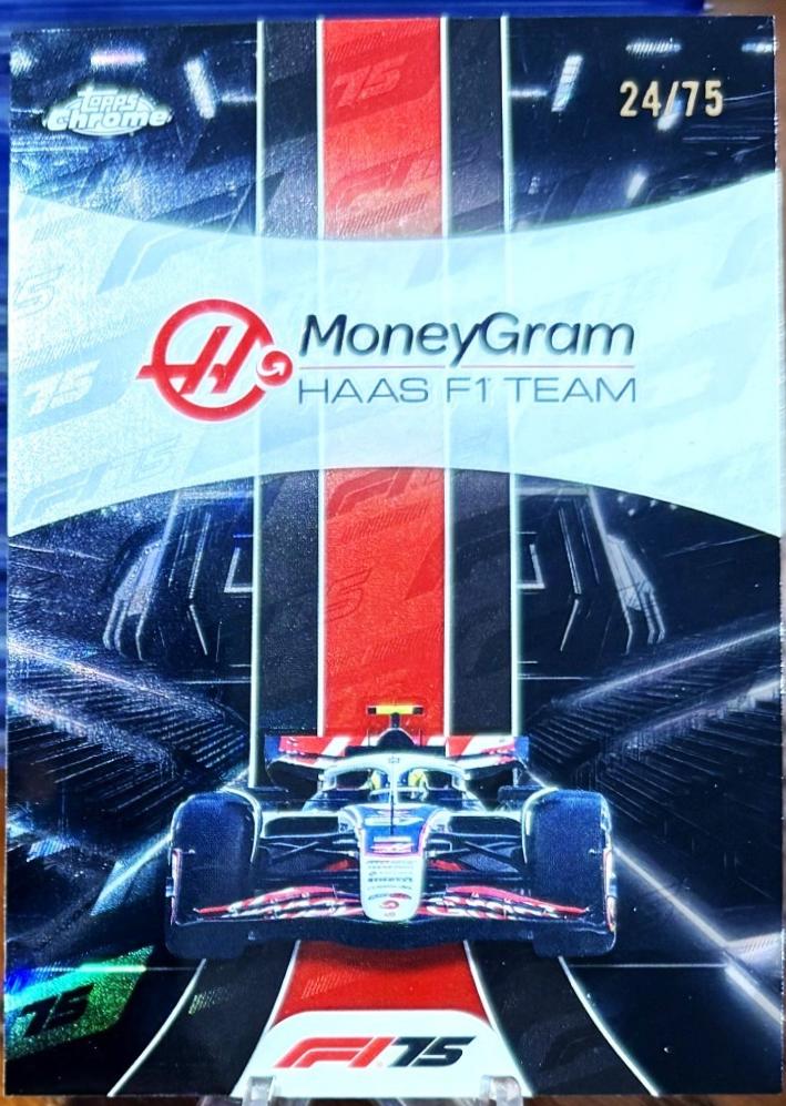 MoneyGram Haas F1 Team [75th Anniversary Refractor] #180
