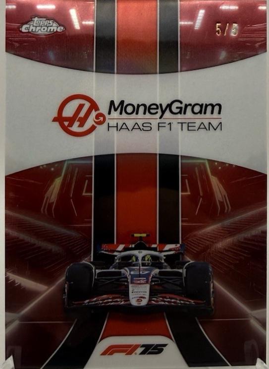 MoneyGram Haas F1 Team [Red Refractor] #180