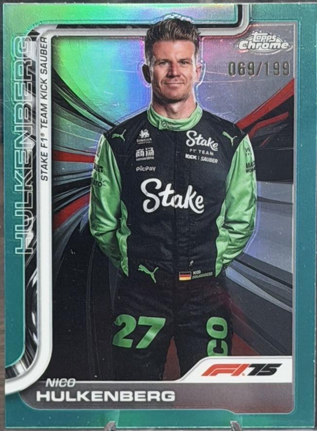 Nico Hulkenberg [Aqua Raywave Refractor] #19