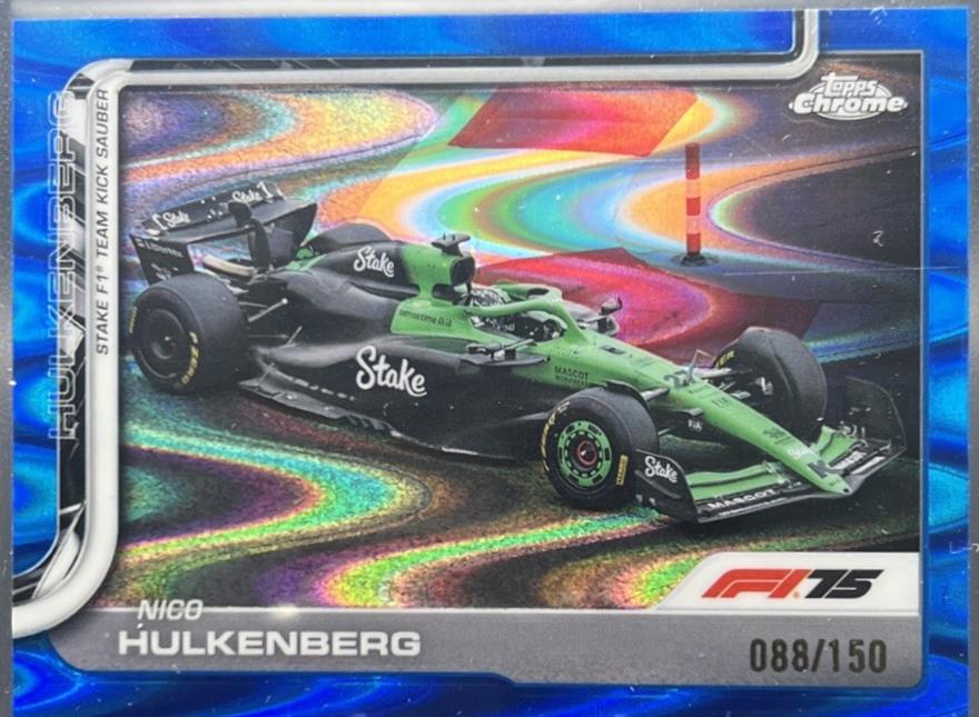 Nico Hulkenberg [Blue RayWave Refractor] #91