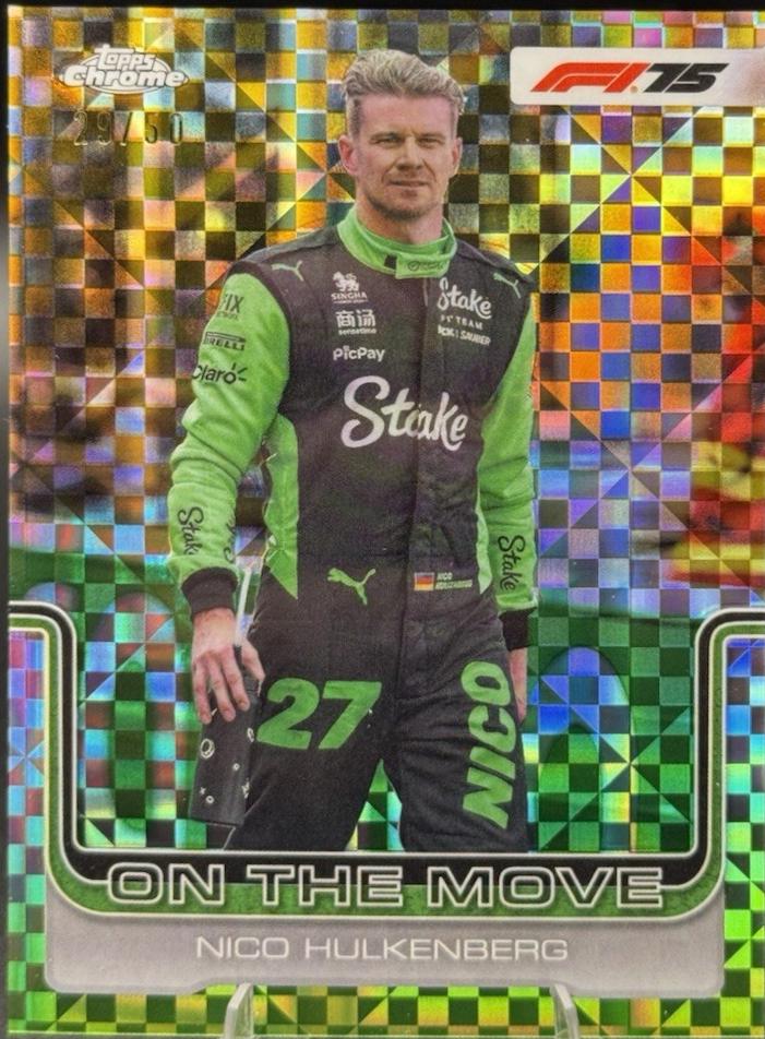Nico Hulkenberg [Gold Checker Flag Refractor] #188