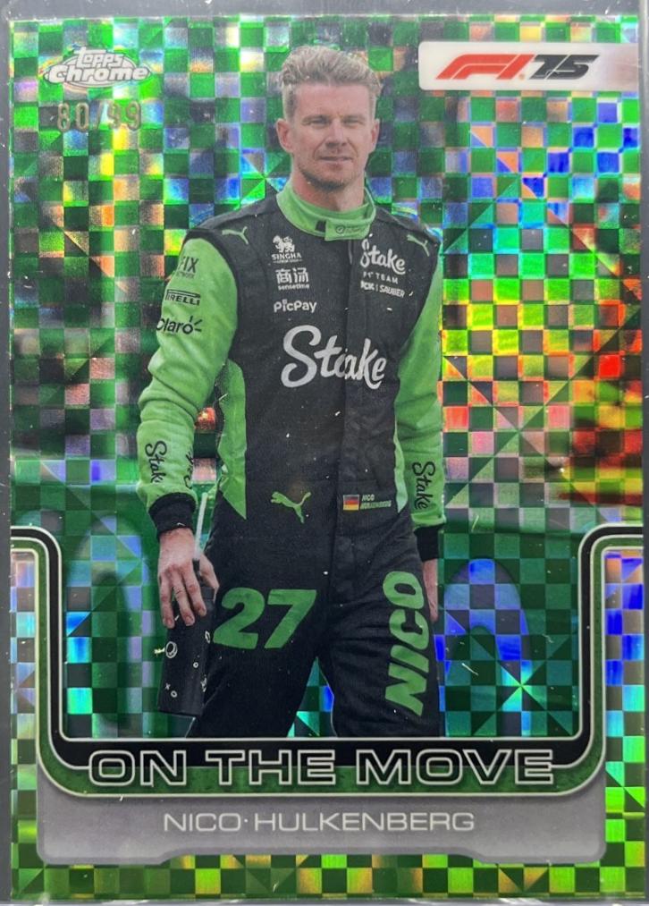 Nico Hulkenberg [Green Checker Flag Refractor] #188