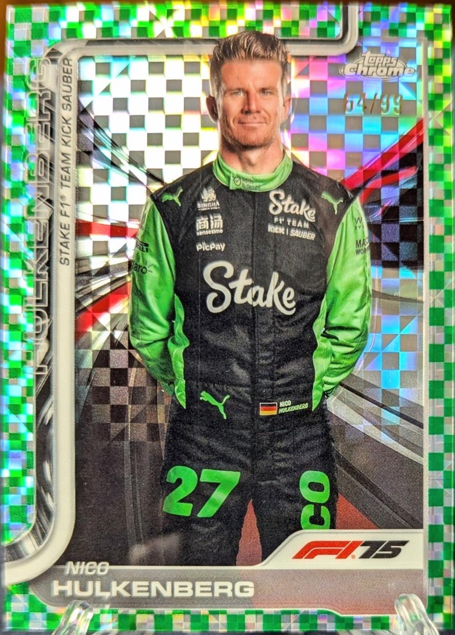 Nico Hulkenberg [Green Checker Flag Refractor] #19
