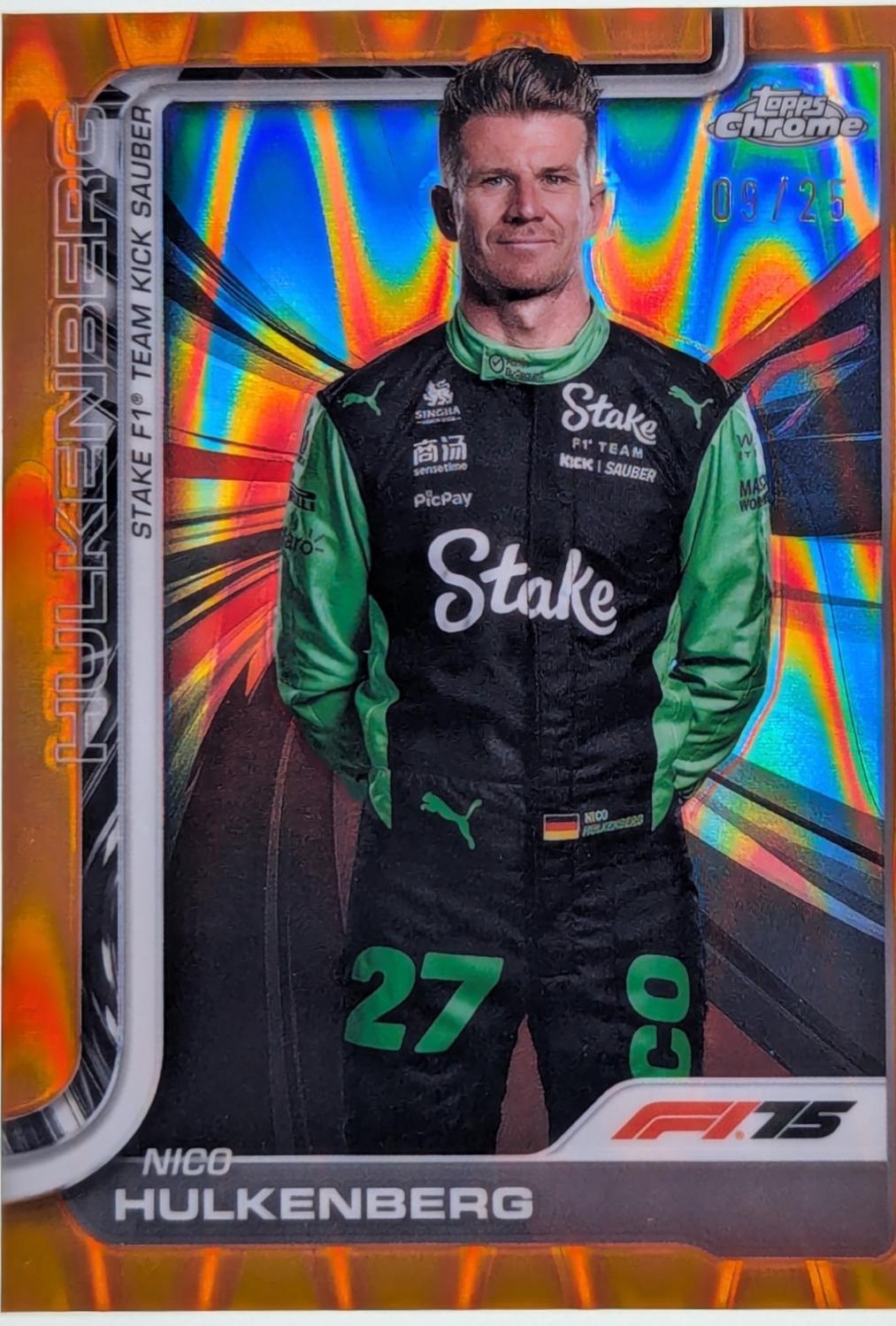 Nico Hulkenberg [Orange RayWave Refractor] #19