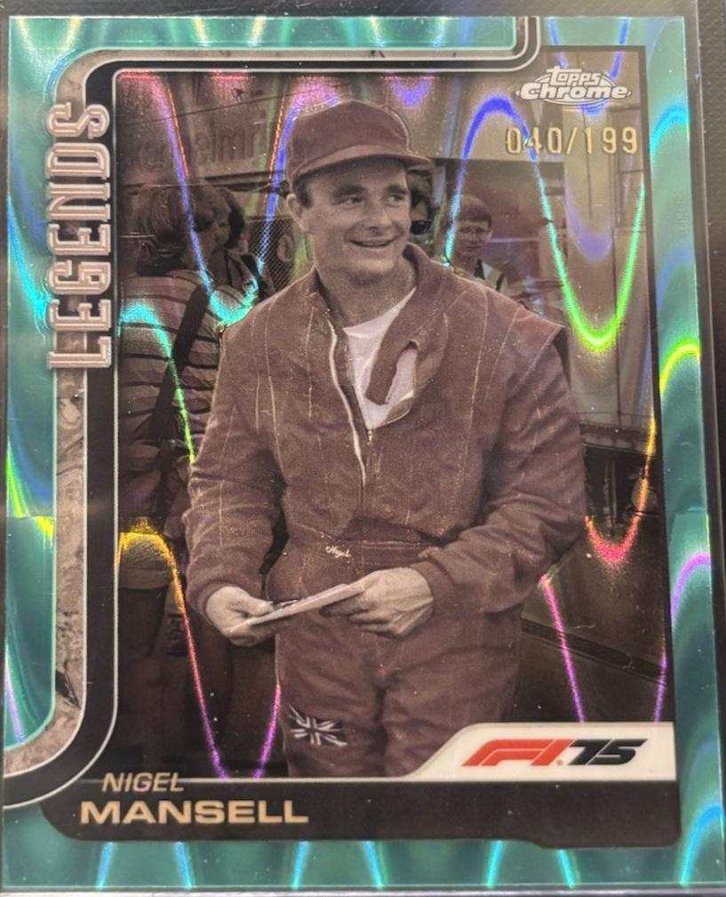 Nigel Mansell [Aqua Raywave Refractor] #160