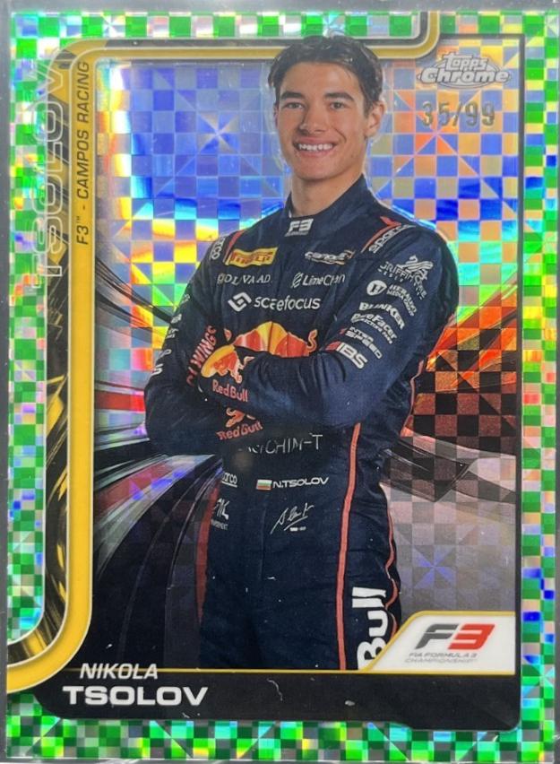Nikola Tsolov [Green Checker Flag Refractor] #52