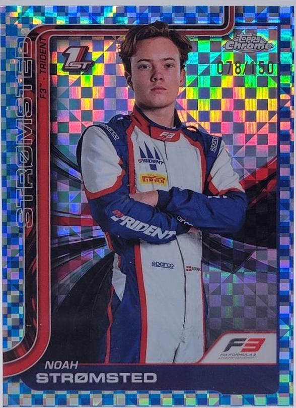 Noah Stromsted [Blue Checker Flag Refractor] #46