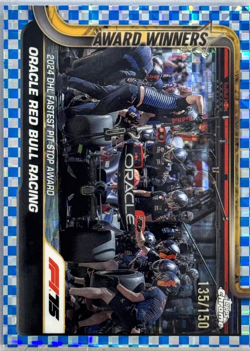 Oracle Red Bull Racing [Blue Checker Flag Refractor] #146