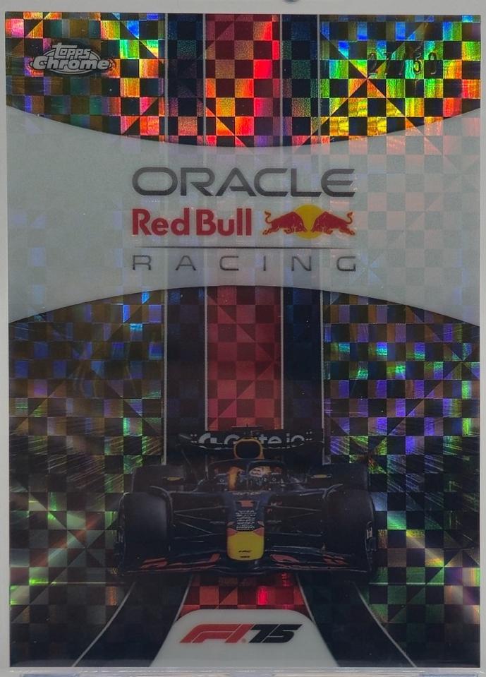 Oracle Red Bull Racing [Gold Checker Flag Refractor] #174
