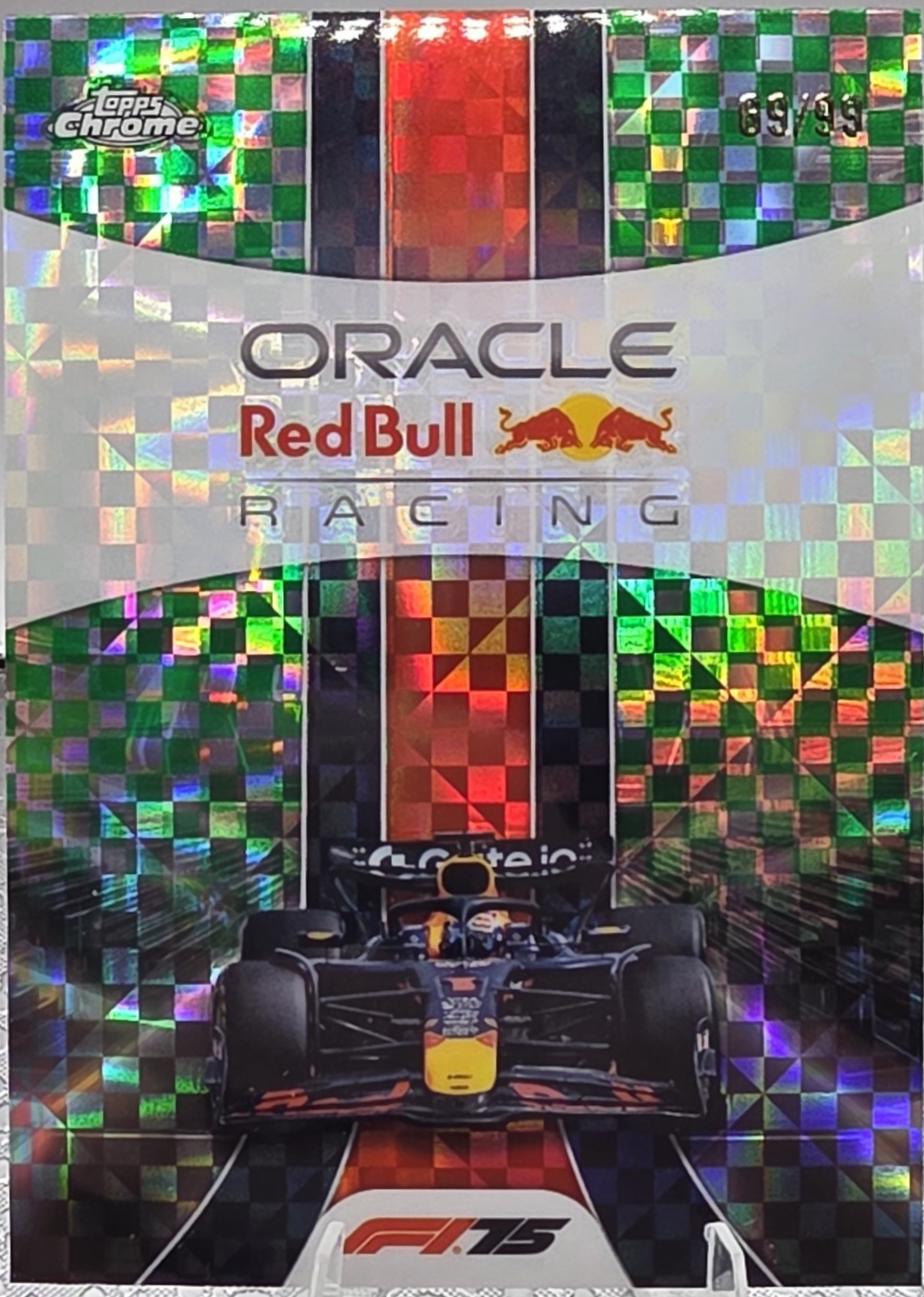 Oracle Red Bull Racing [Green Checker Flag Refractor] #174