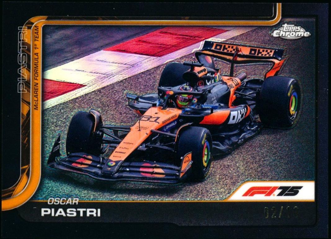 Oscar Piastri [Black Refractor] #78
