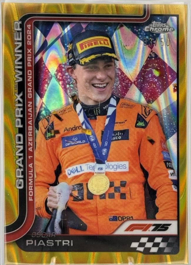 Oscar Piastri [Gold RayWave Refractor] #109