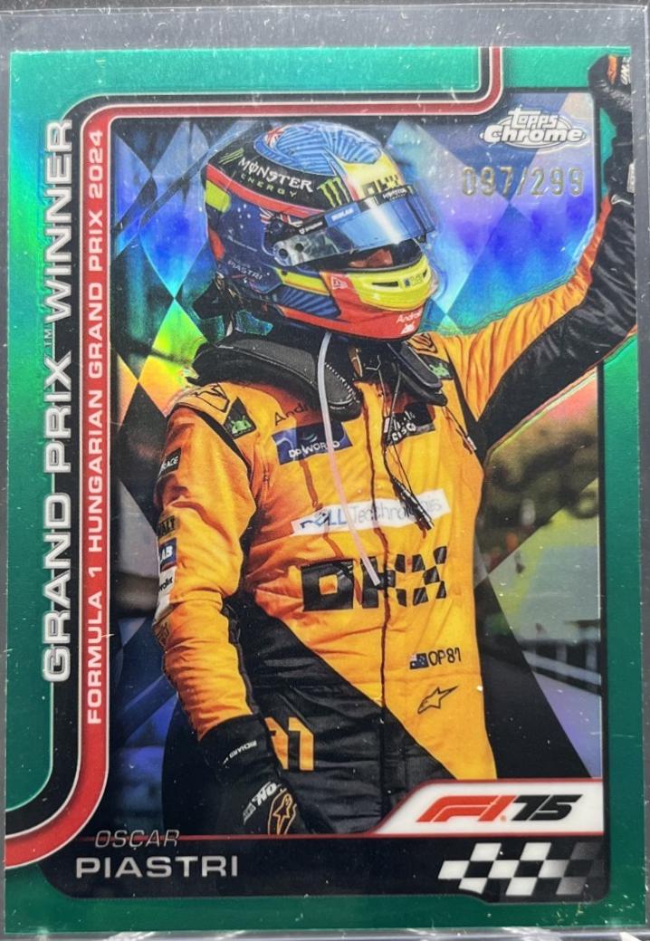 Oscar Piastri [Teal Refractor] #105