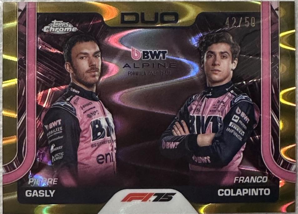 Pierre Gasly / Franco Colapinto [Gold RayWave Refractor] #171