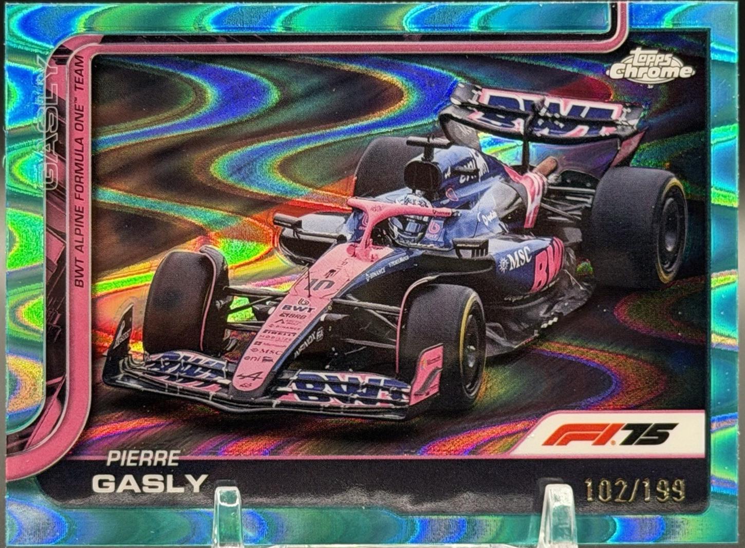 Pierre Gasly [Aqua Raywave Refractor] #88