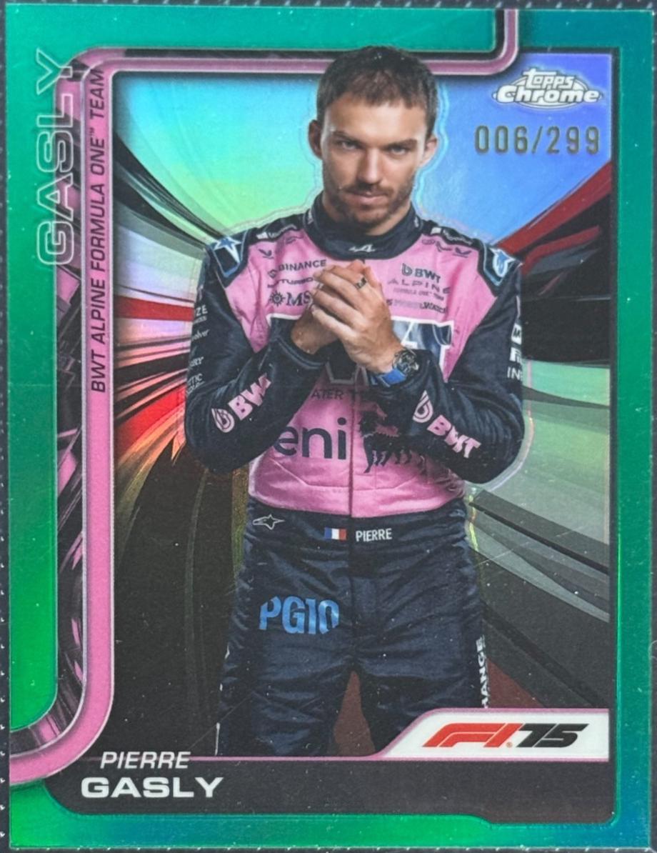 Pierre Gasly [Aqua Refractor] #16