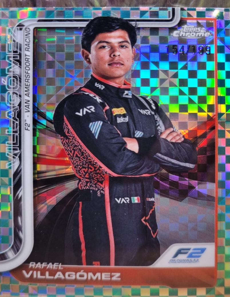 Rafael Villagomez [Aqua Checker Flag Refractor] #42
