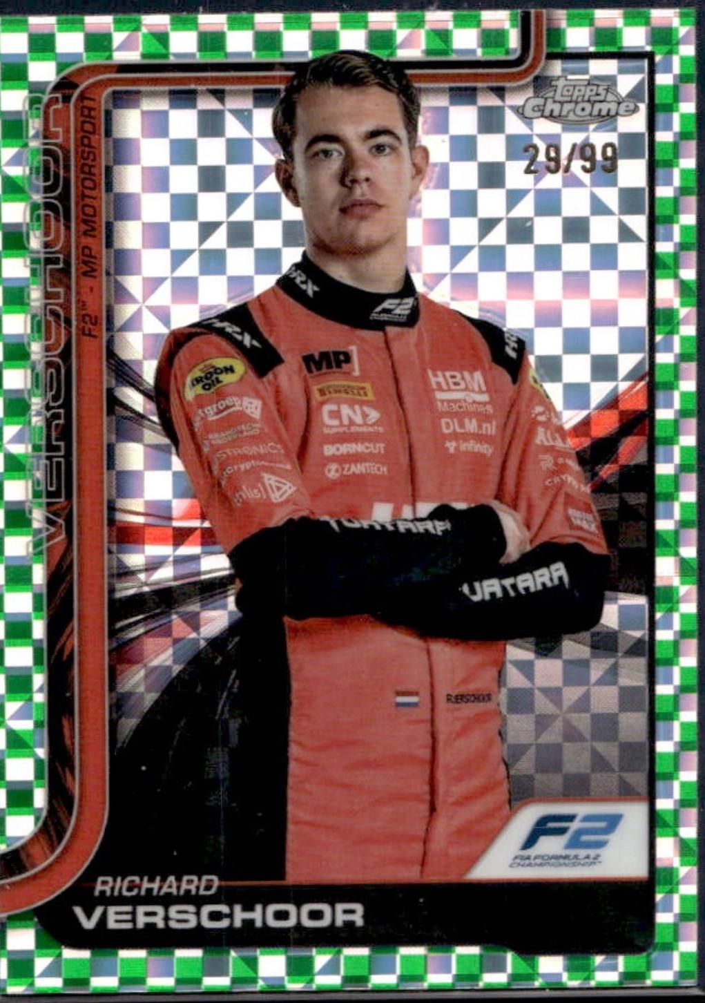 Richard Verschoor [Green Checker Flag Refractor] #25
