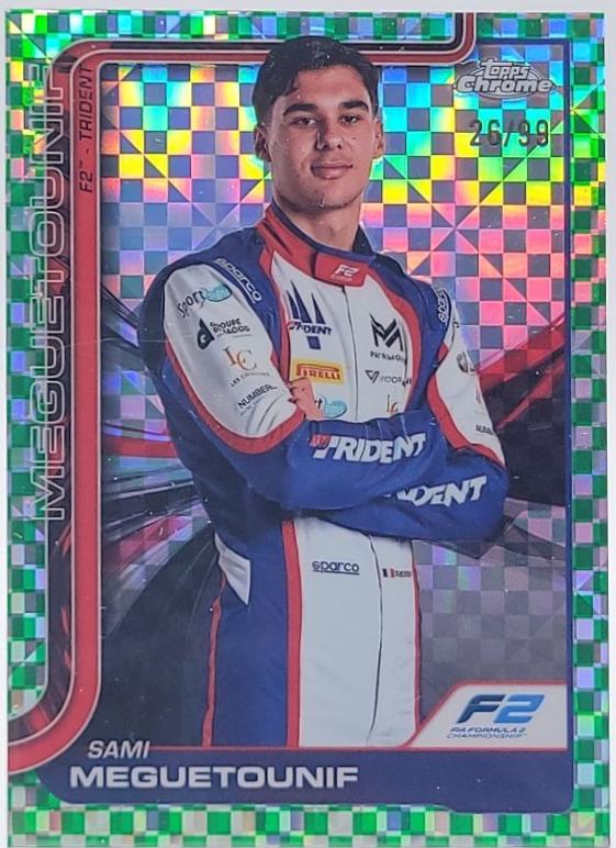 Sami Meguetounif [Green Checker Flag Refractor] #40
