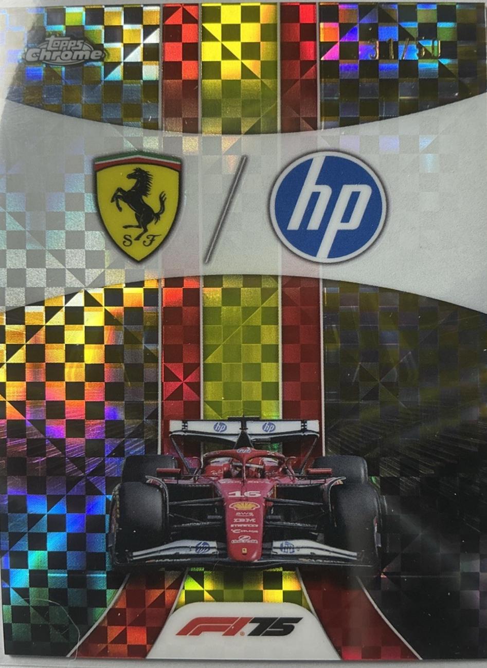 Scuderia Ferrari [Gold Checker Flag Refractor] #175