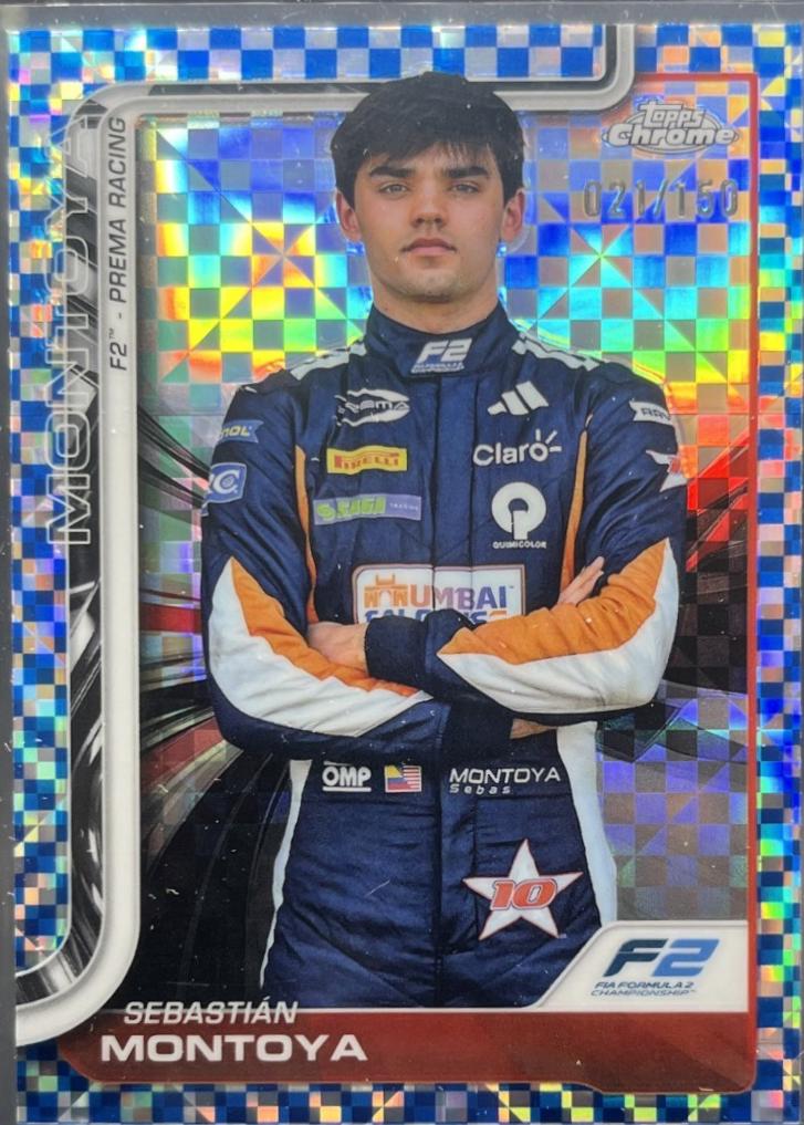 Sebastian Montoya [Blue Checker Flag Refractor] #30