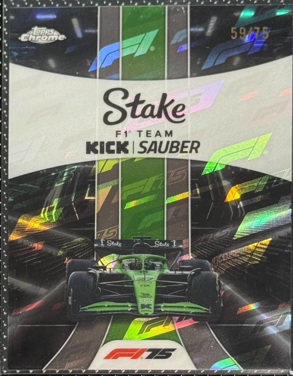 Stake F1 Team KICK Sauber [75th Anniversary Refractor] #183