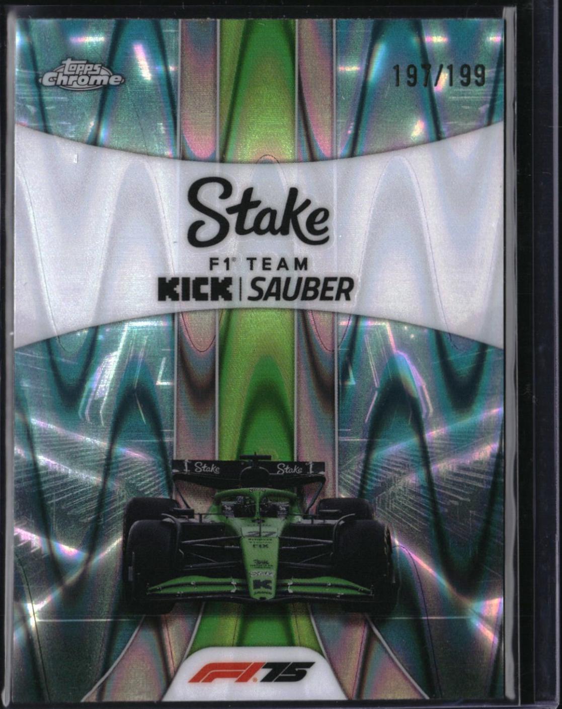 Stake F1 Team KICK Sauber [Aqua Raywave Refractor] #183
