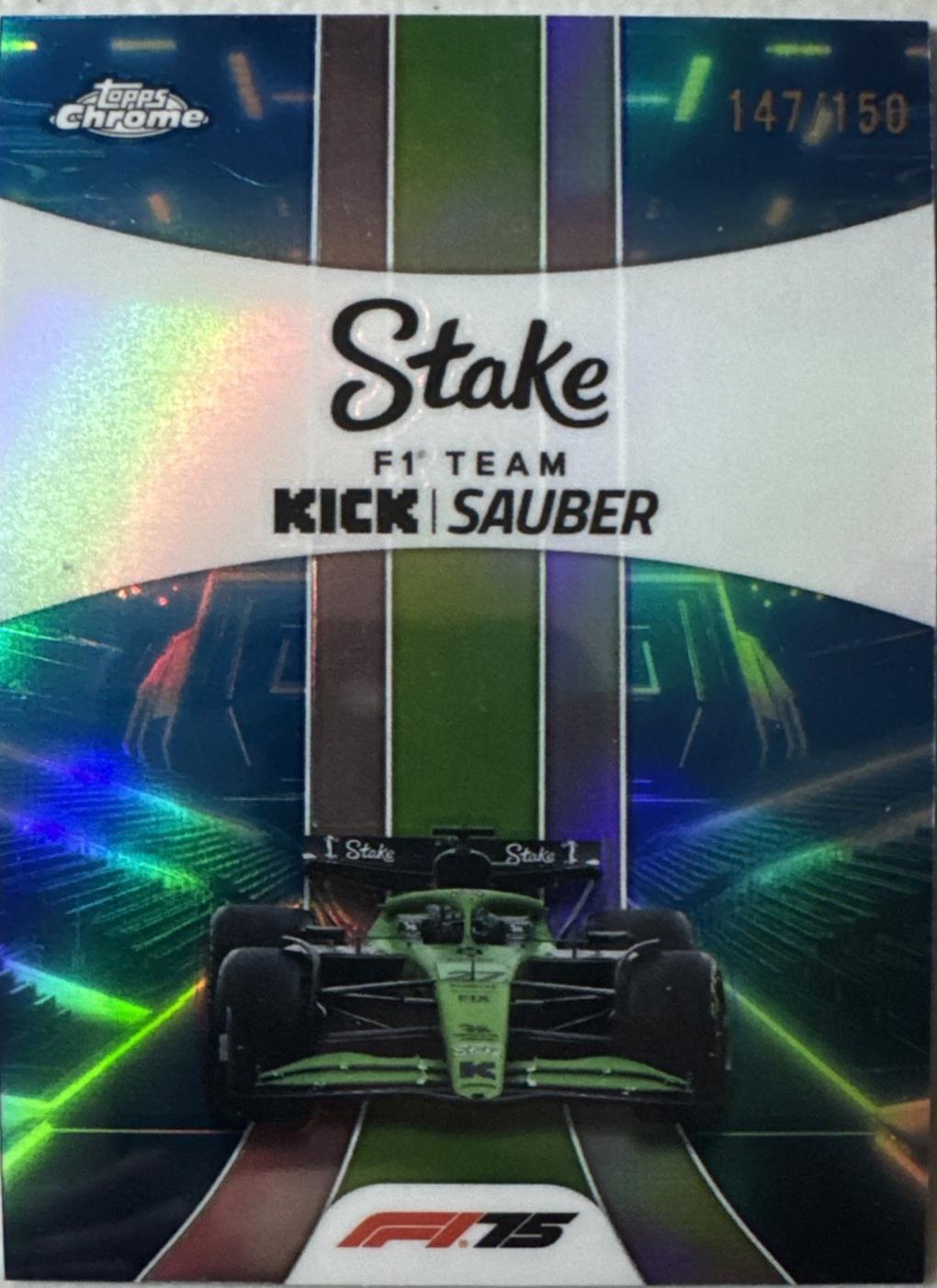 Stake F1 Team KICK Sauber [Blue Refractor] #183