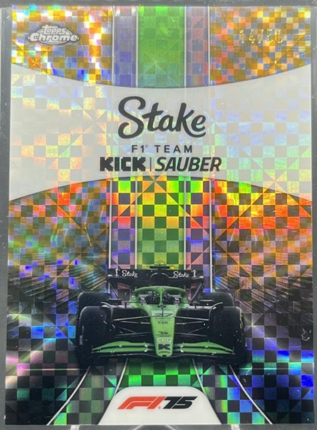 Stake F1 Team KICK Sauber [Gold Refractor] #183