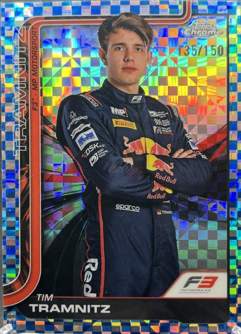 Tim Tramnitz [Blue Checker Flag Refractor] #49